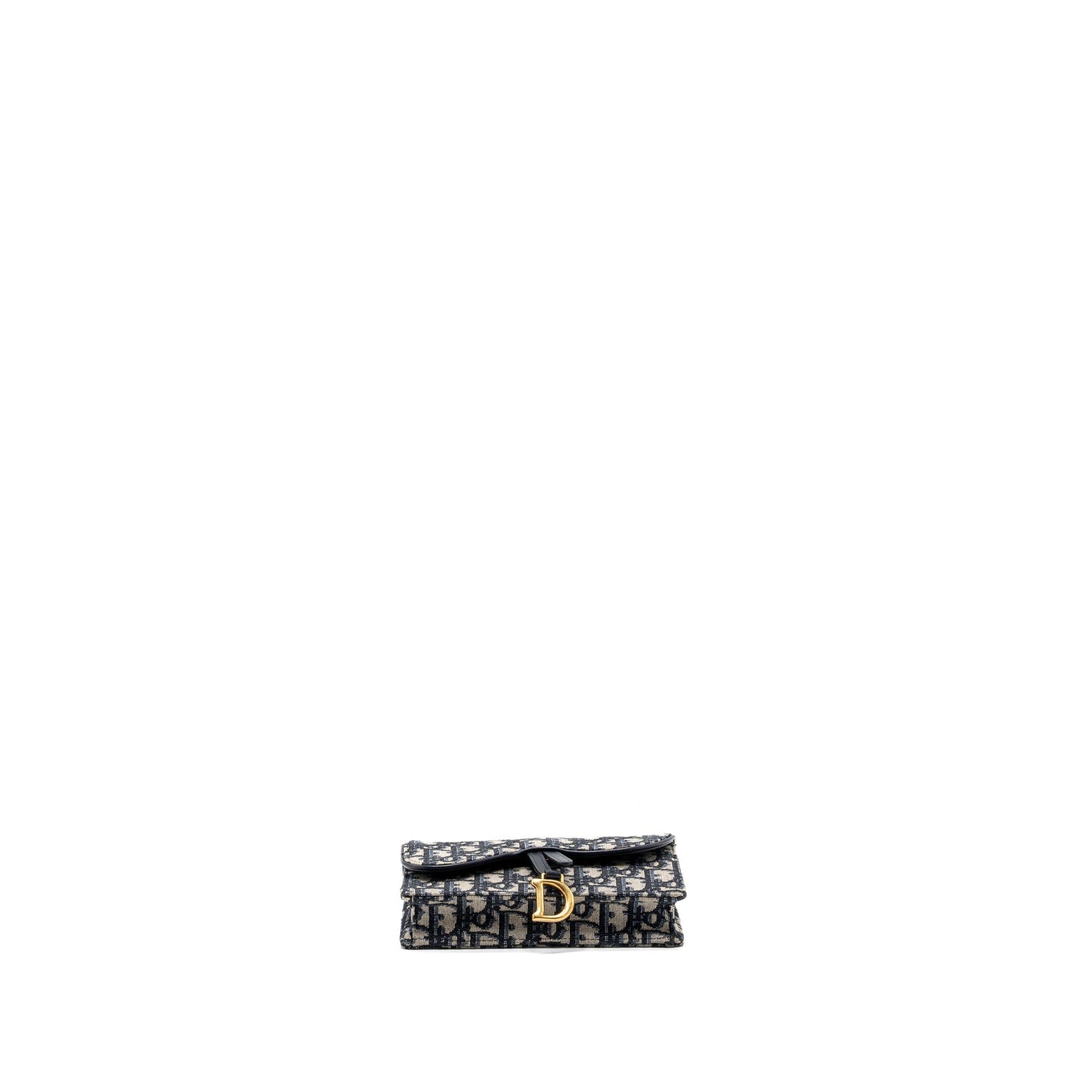 Luxury Dior saddle belt pouch Luxury Dior oblique jacquard blue GHW