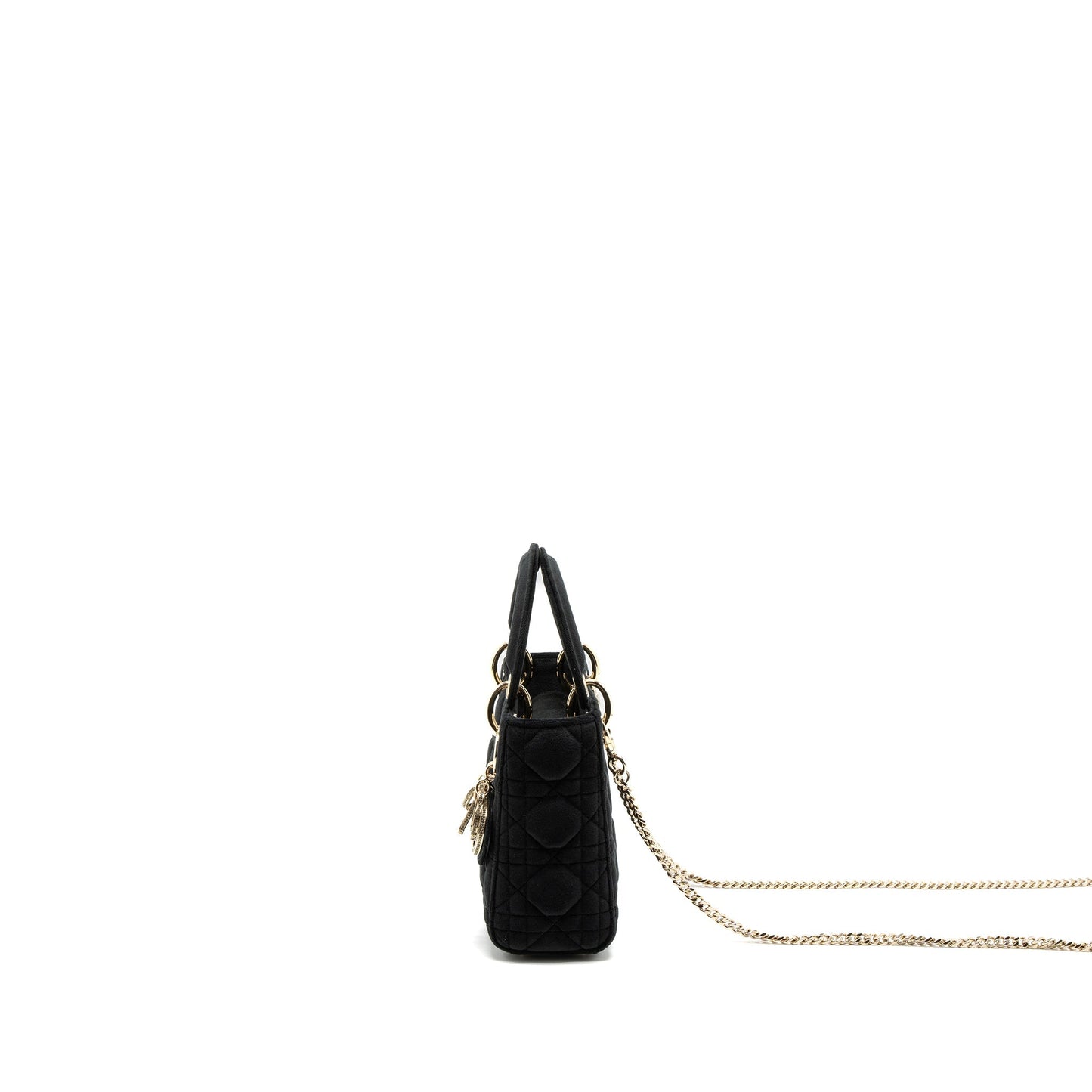 Luxury Dior Mini Lady Luxury Dior Velvet Black LGHW