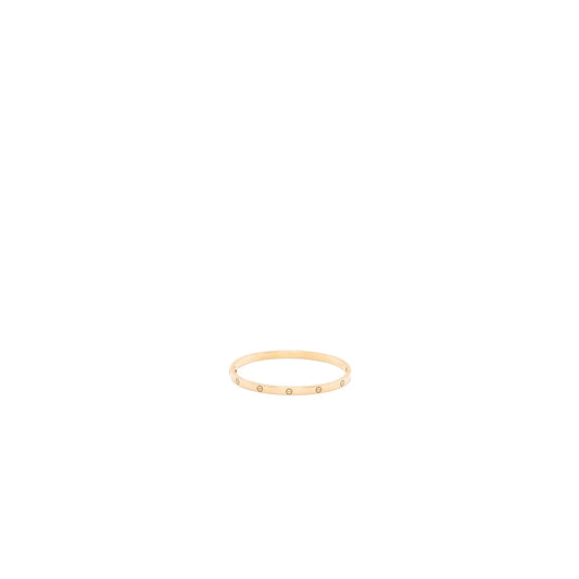 Cartier Size 16 Love Bracelet Small Model Rose Gold