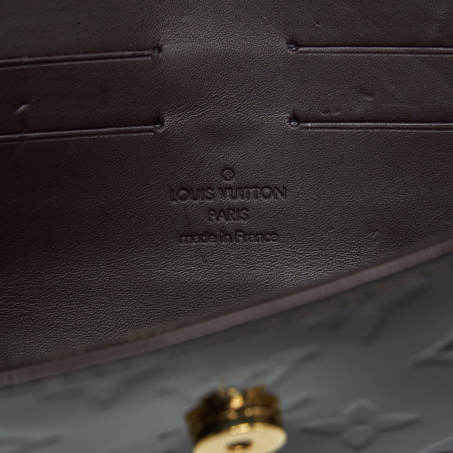 Louis Vuitton Sunset Boulevarde Patent Dark Red GHW
