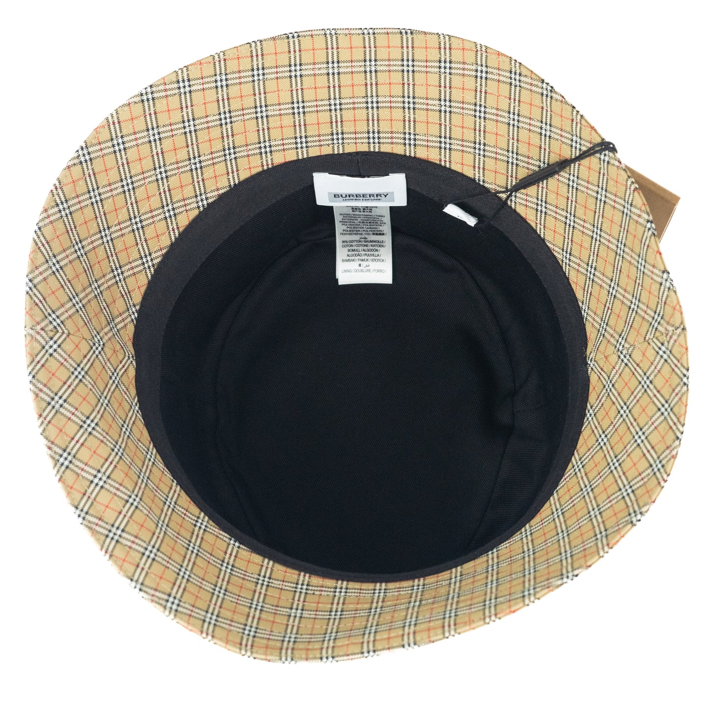 Burberry Micro Check Bucket Hat
