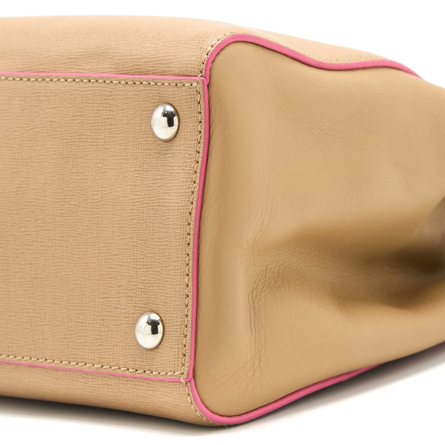 Fendi 2Jours Tote Bag Beige SHW