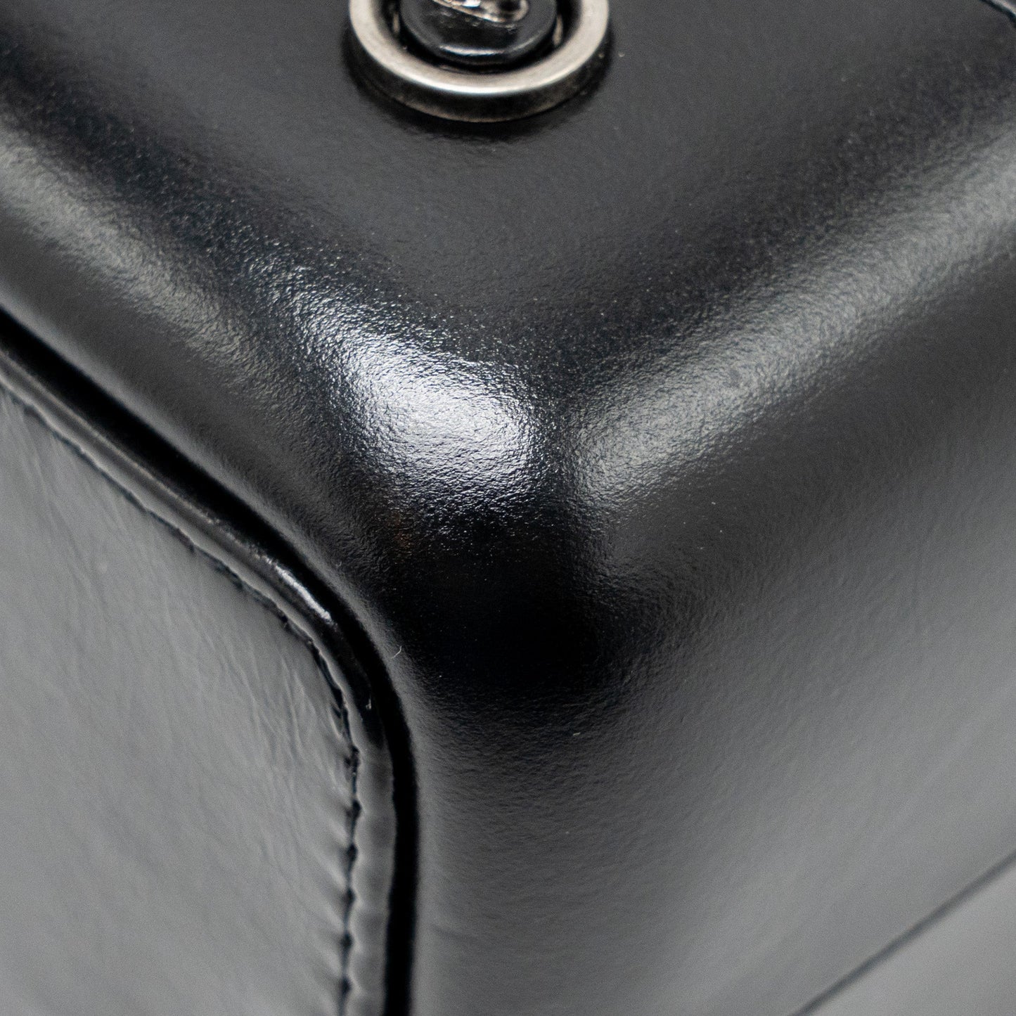 Chanel Small Gabrielle Hobo Bag Aged Calfskin Black Multicoloured Hardware