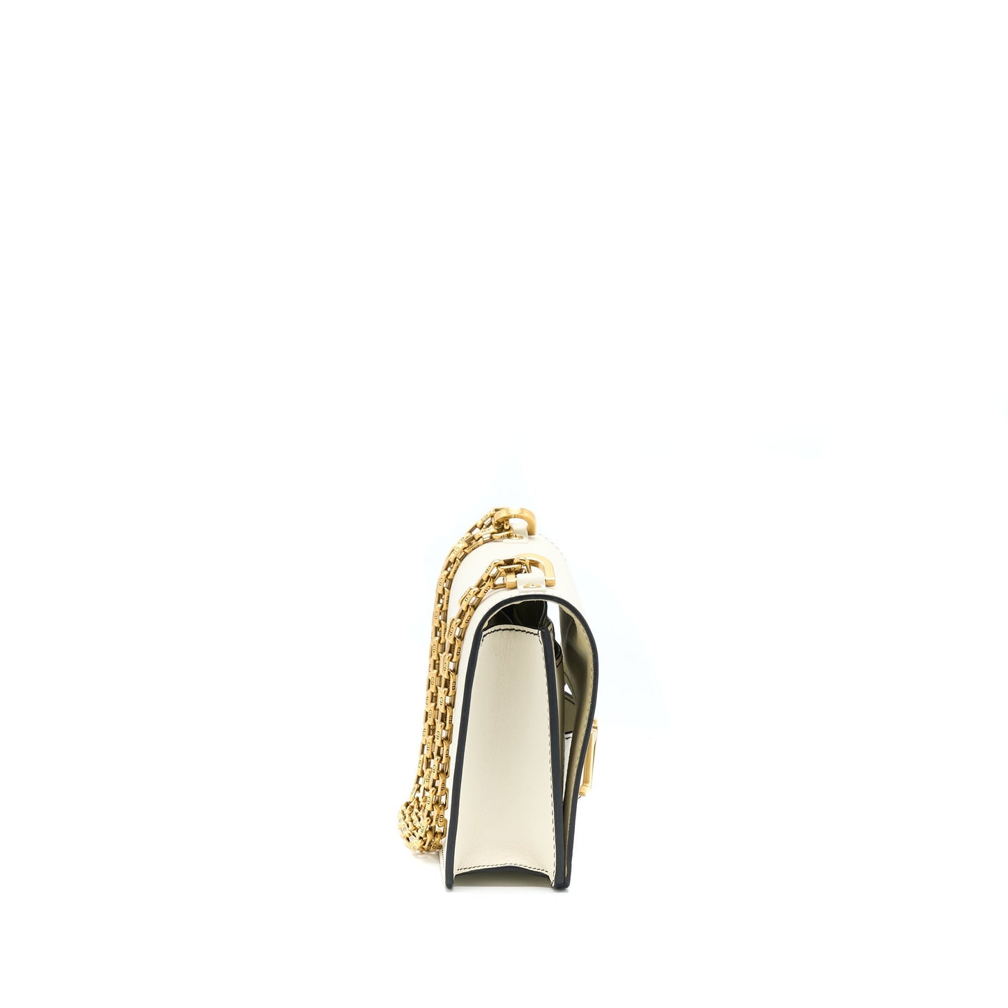 Luxury Dior Ja'Luxury Dior Flap Bag/ Clutch with Chain White GHW