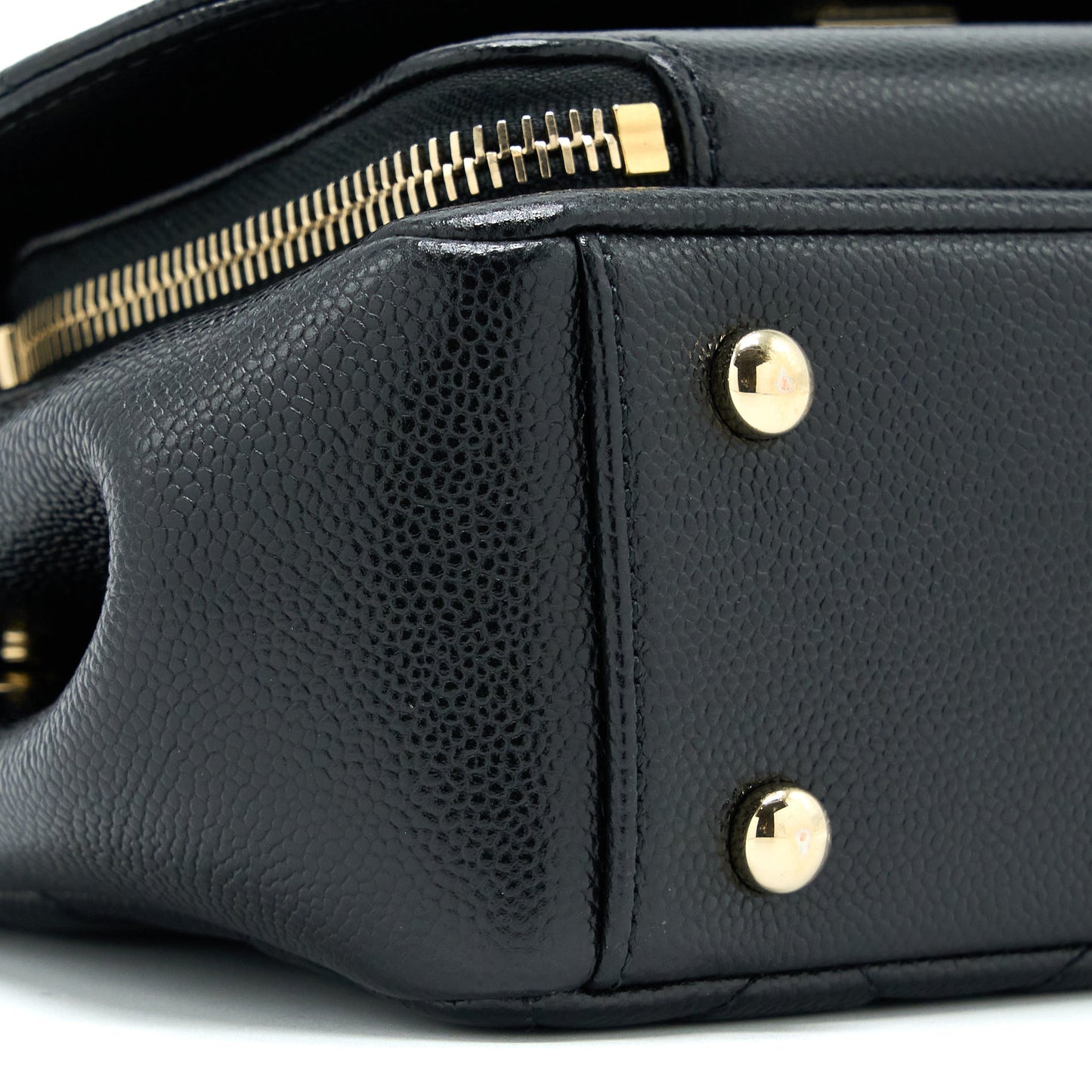 Chanel Small Business Affinity Caviar Black LGHW (Microchip)