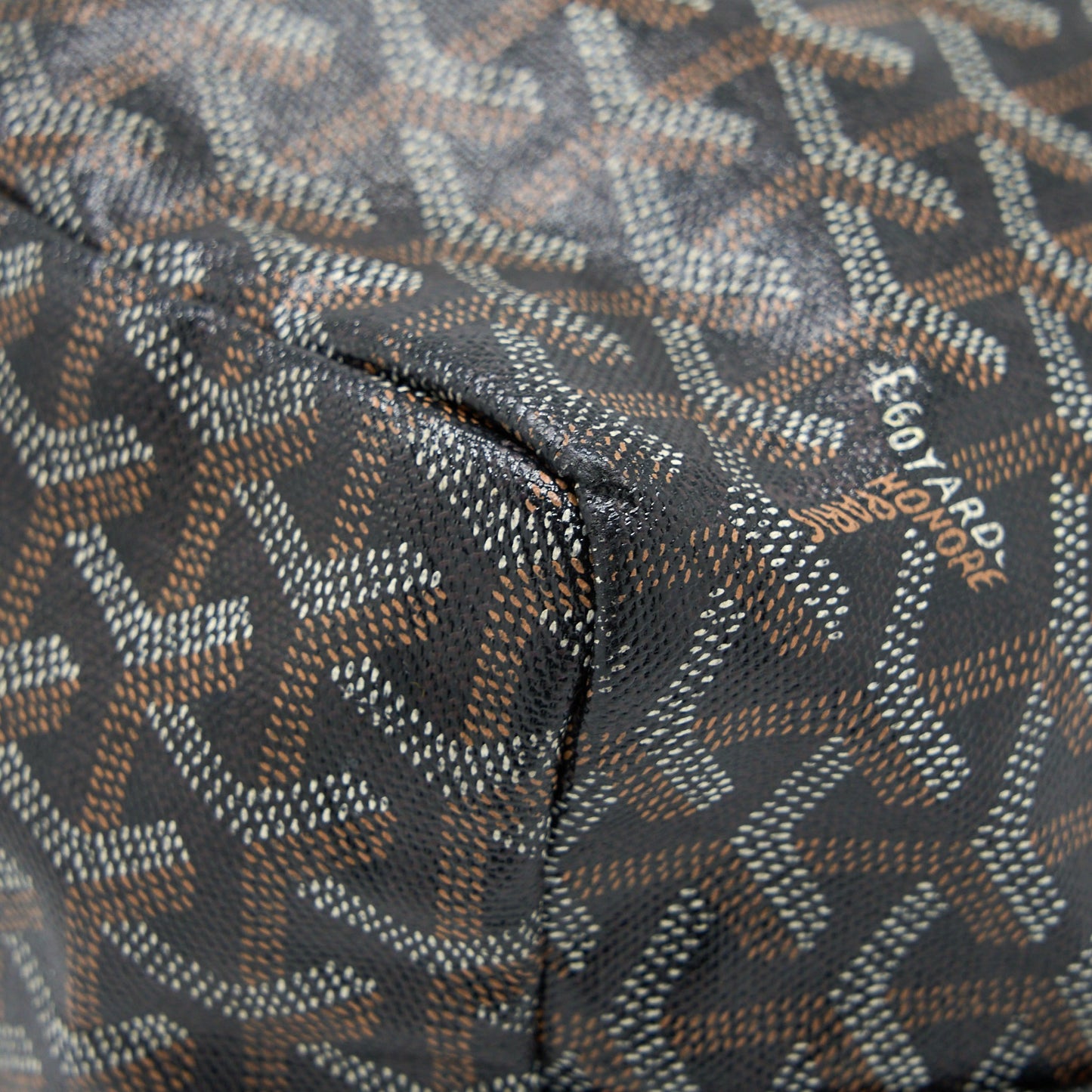Goyard Artois PM Tote Canvas / Calfskin Black