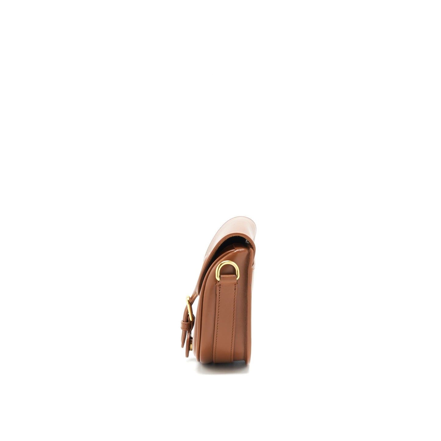 Christian Luxury Dior SMALL BOBBY BAG Calfskin Brown GHW