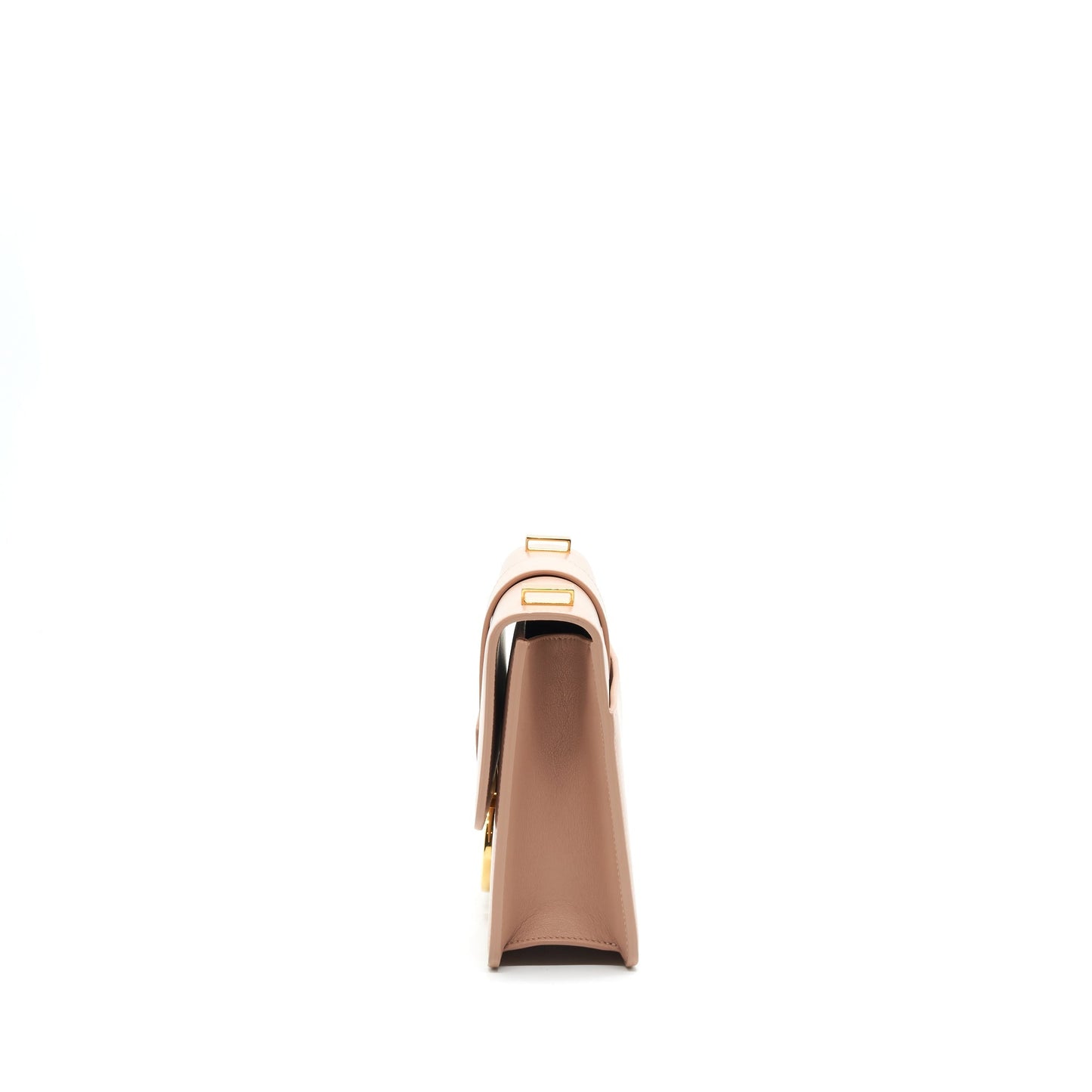 Luxury Dior Montaigne 24 Medium Flap Bag Beige Pink with GHW