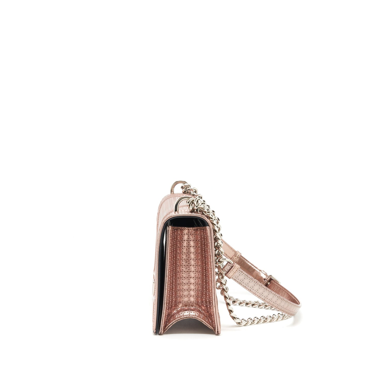 Luxury Dior Medium Luxury Diorama Metallic Pink SHW