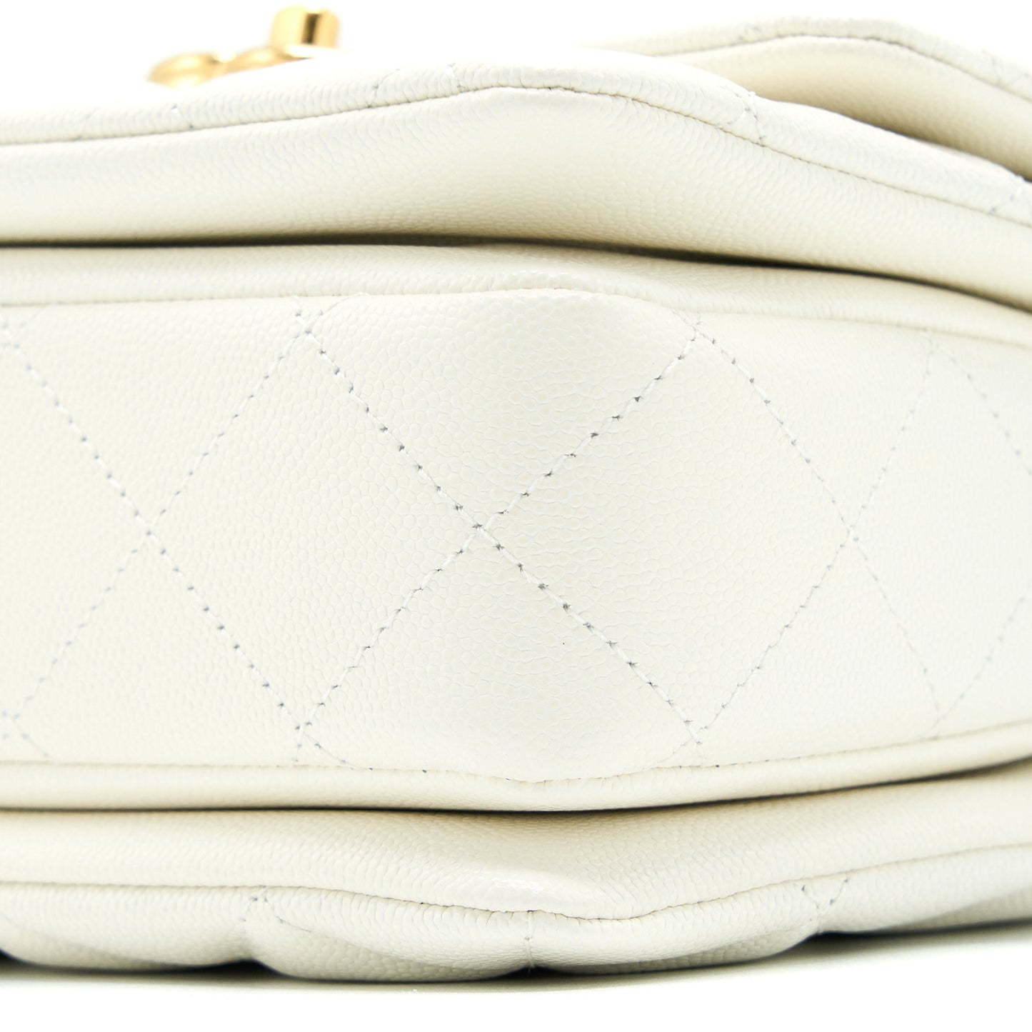 Chanel 22K Coco First Caviar White GHW (Microchip)