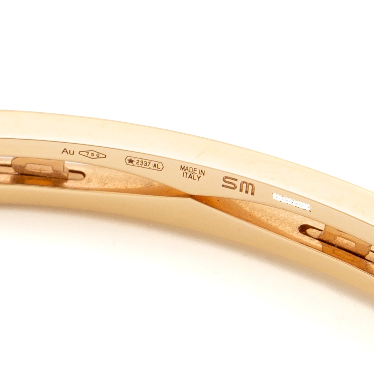 Bvlgari Size SM B.zero1 Bracelet Rose Gold