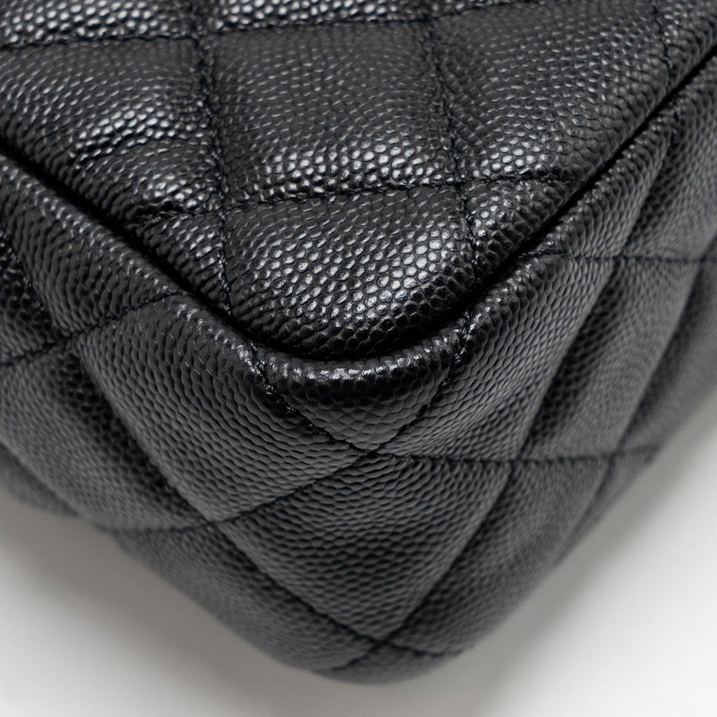 Chanel small hobo crossbody bag caviar black GHW (microchip)