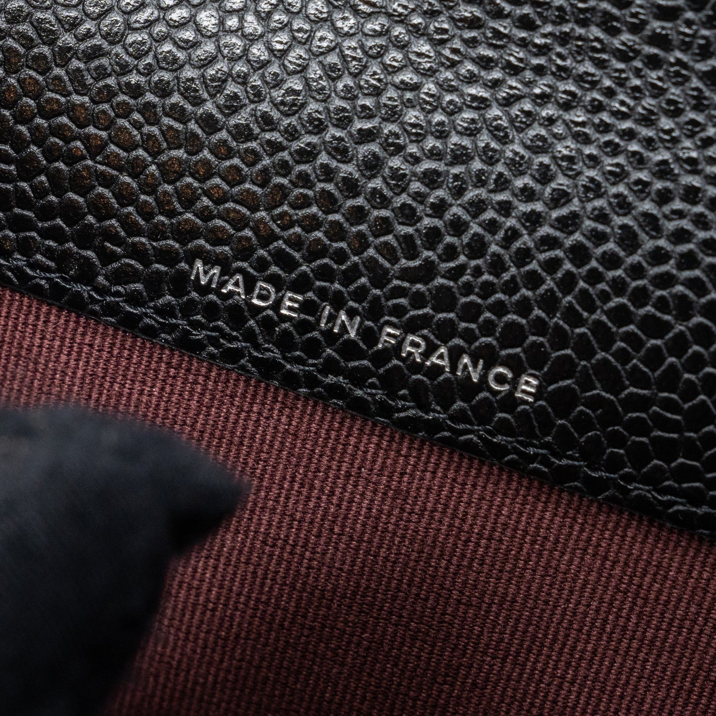 chanel classic flap card holder caviar black SHW (Microchip)