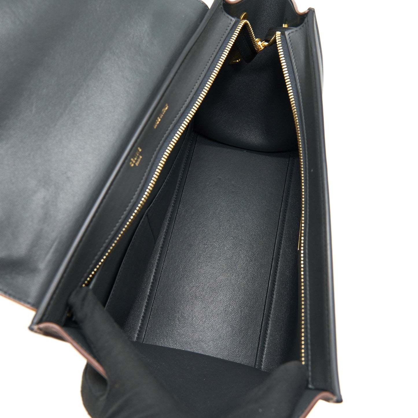 CELINE SMALL TRAPEZE BAG MULTI COLOuR BEIGE/ BLACK/ PINK BEIGE