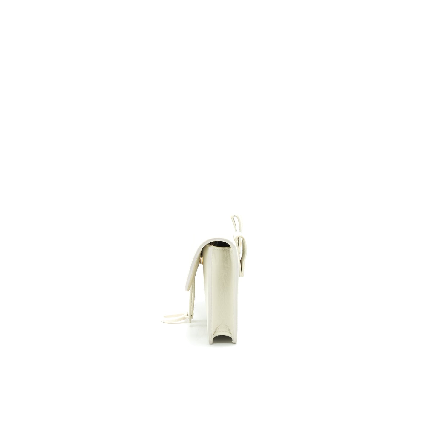 Luxury Dior Saddle Belt Pouch White