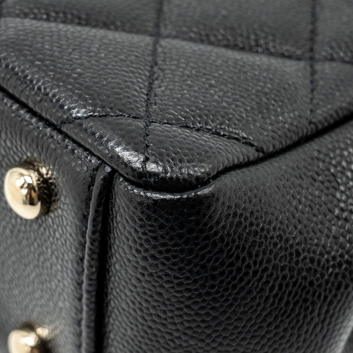 Chanel Small Business Affinity Caviar Black LGHW (Microchip)