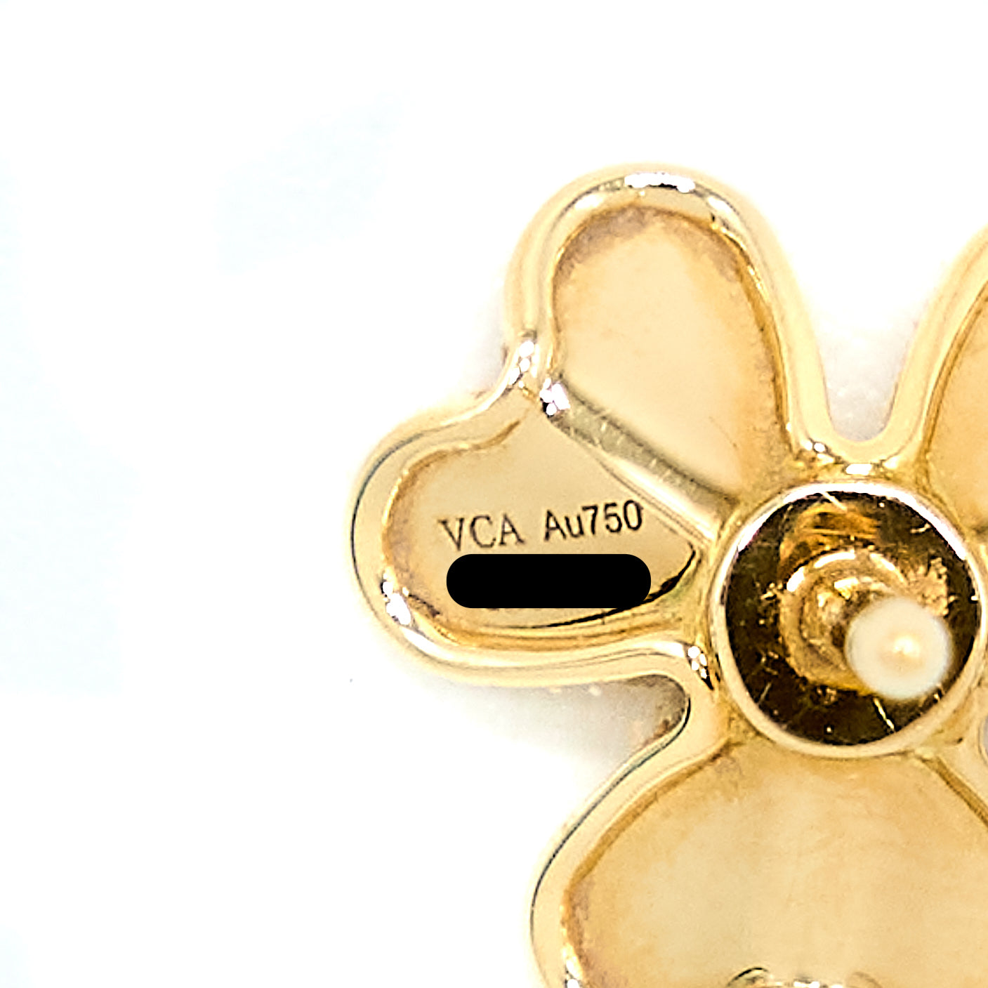 Van Cleef & Arpels Frivole Earrings, Mini Model Yellow Gold With Diamonds