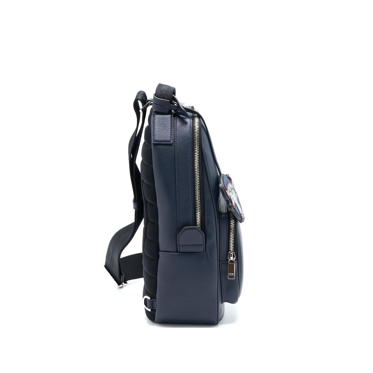 Luxury Dior x Stussy Year Of The Ox Sling Bag Calfskin Navy Multicolour SHW