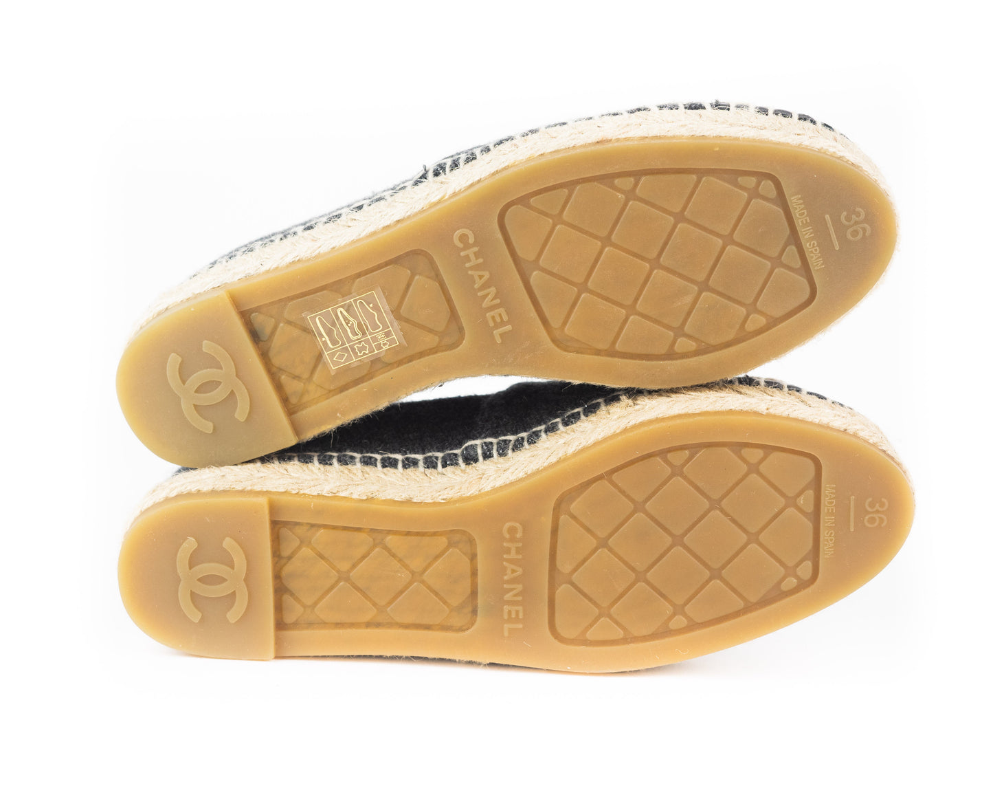 Chanel Tweed and Leather Espadrilles