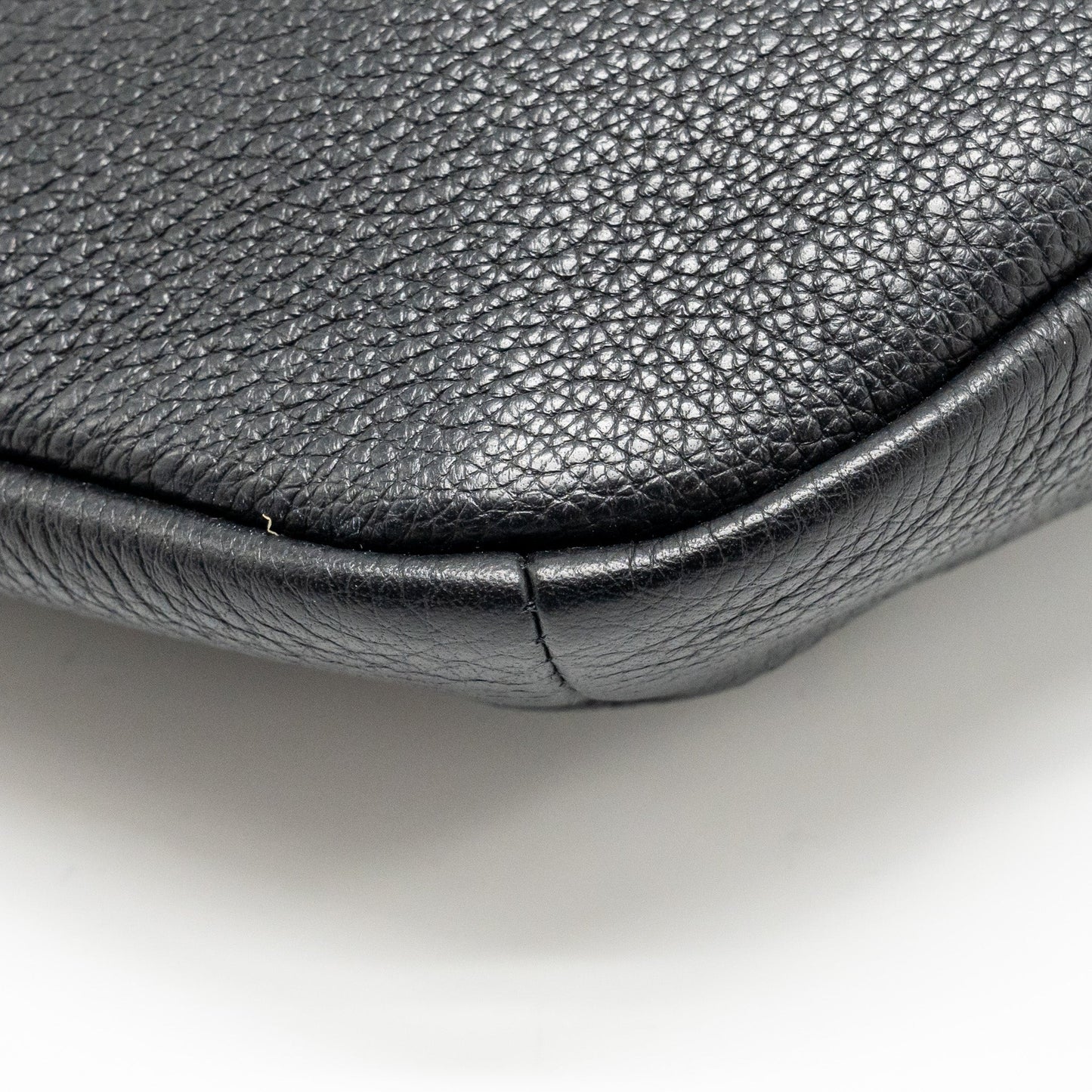 Gucci Mini Print Belt Bag Calfskin Black GHW
