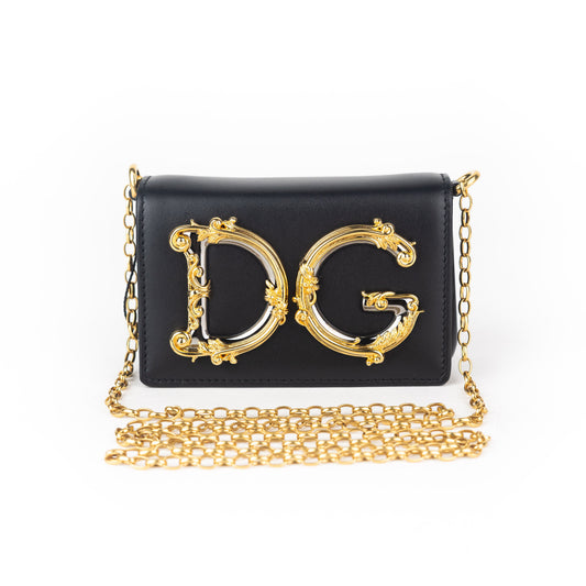 Dolce and Gabbana DG Mini Leather Crossbody Bag /belt bag