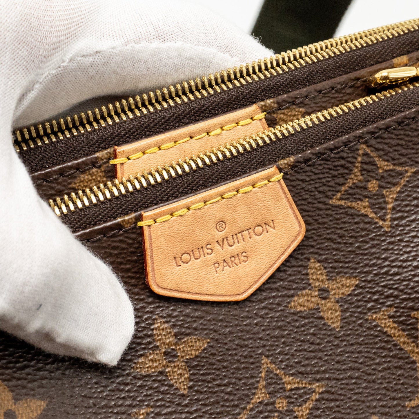 Louis Vuitton Multi Pochette Accessories Khaki Strap Monogram Canvas GHW