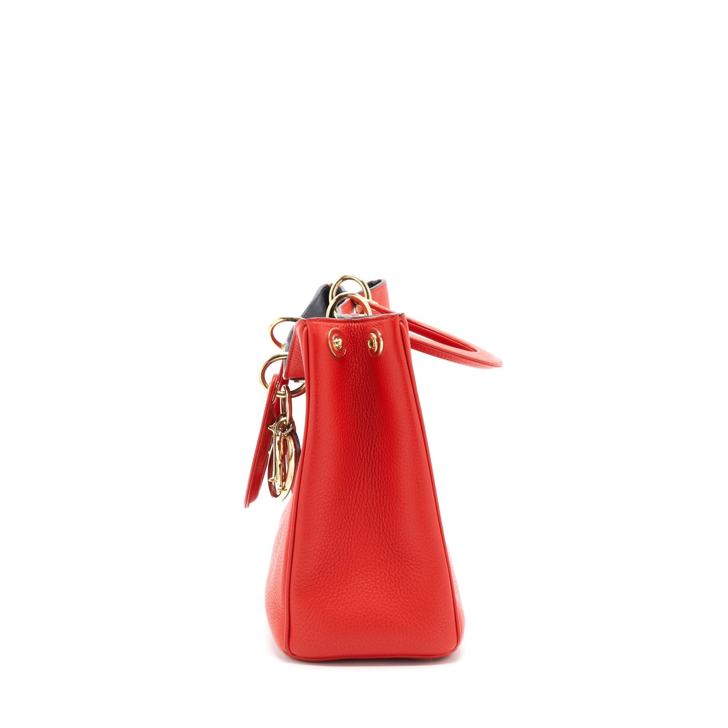 Luxury Dior Luxury Diorissimo Tote Bag Red LGHW