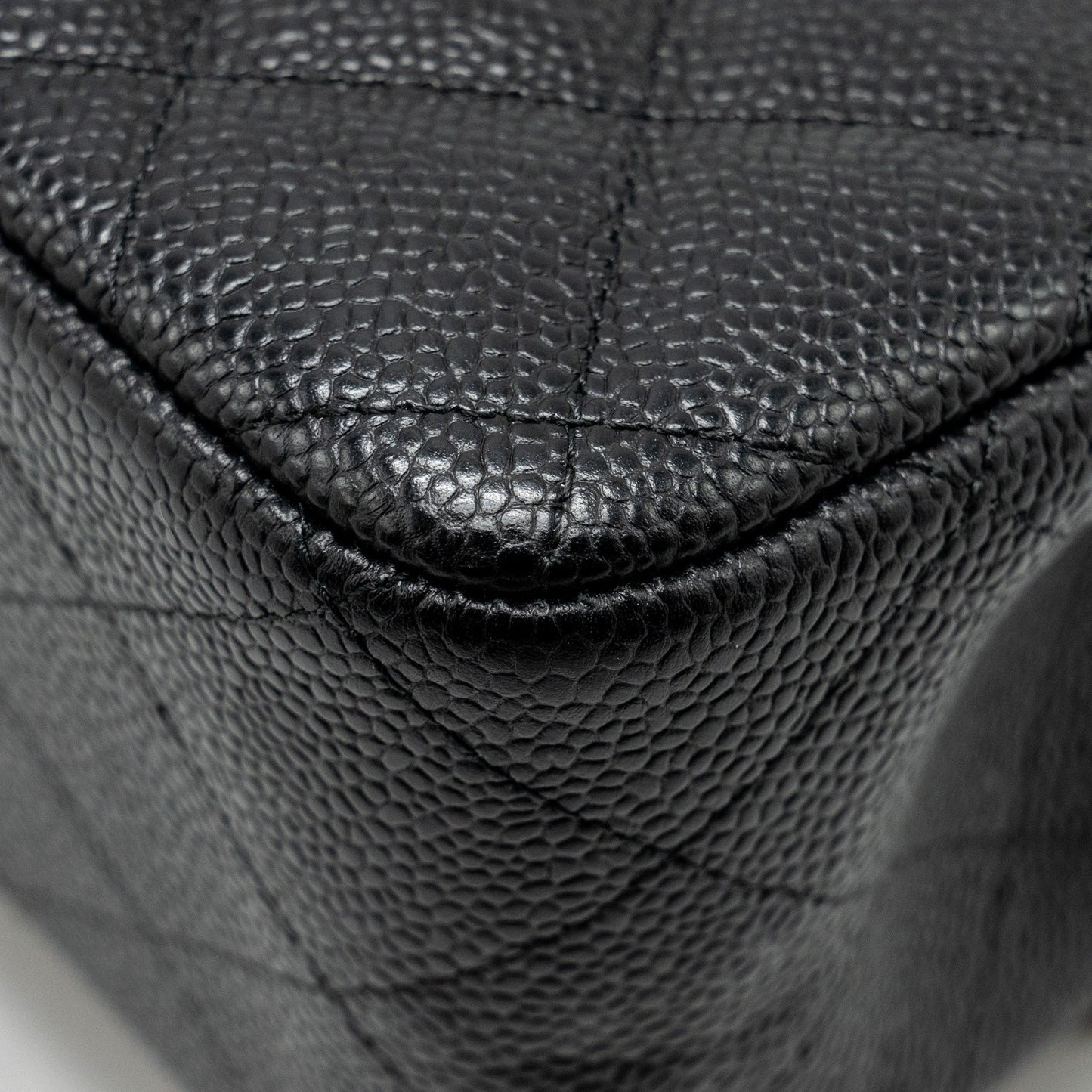 Chanel Jumbo Classic Double Flap Bag Caviar Black SHW