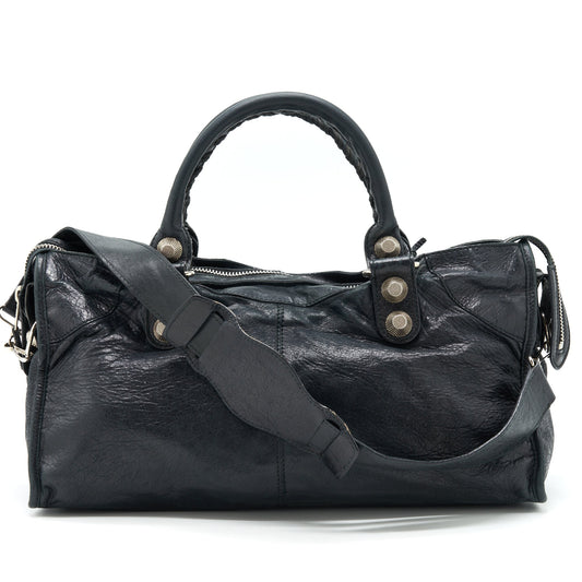 Balenciaga Giant City Bag Navy SHW