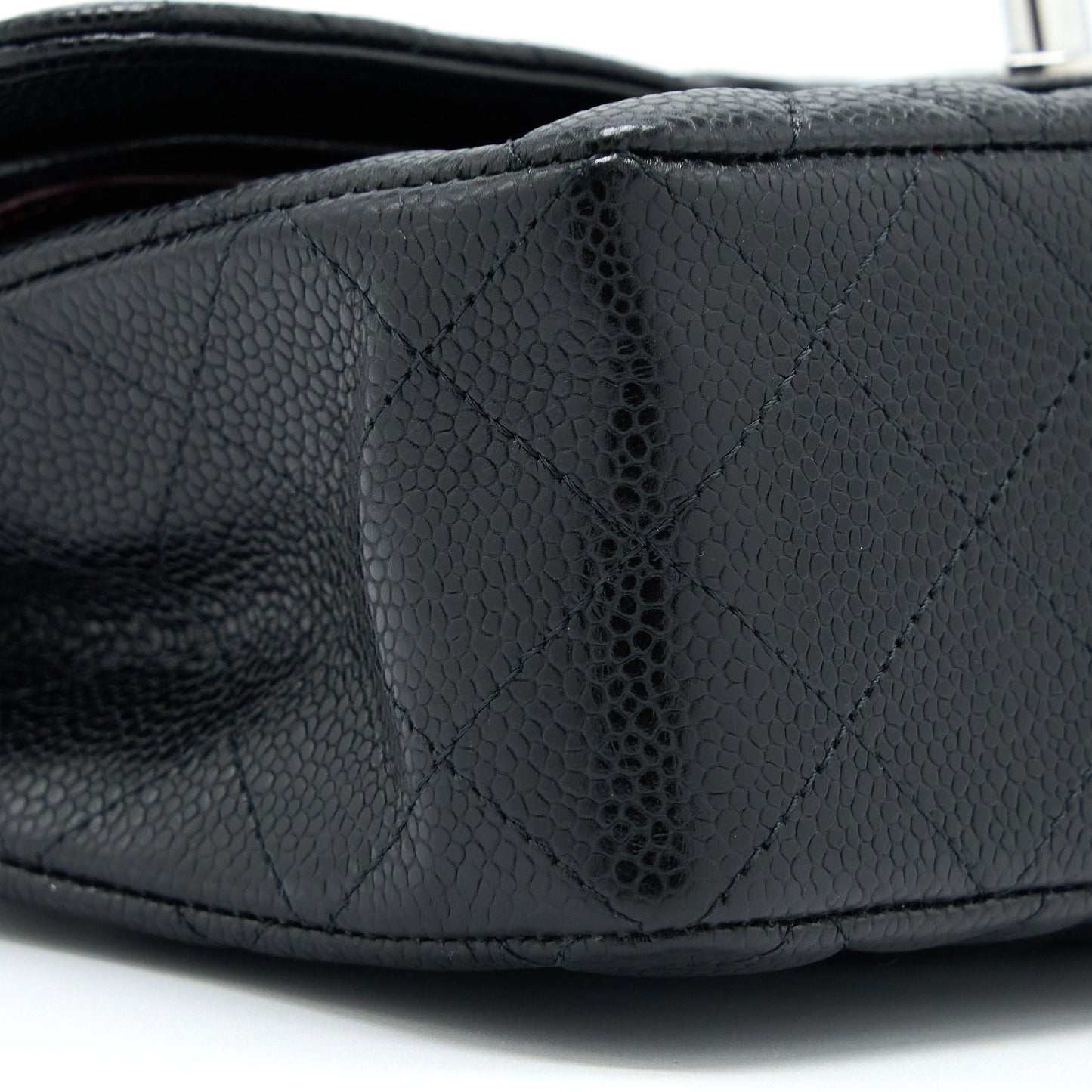 Chanel Small Classic Double Flap Bag Caviar Black SHW (Microchip)