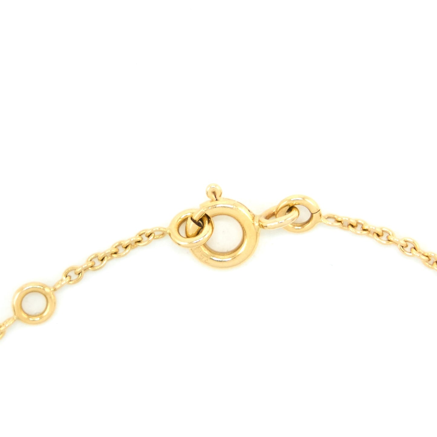 Luxury Dior Rose Des Vents Bracelet Yellow Gold Semi Precious Stone Diamond