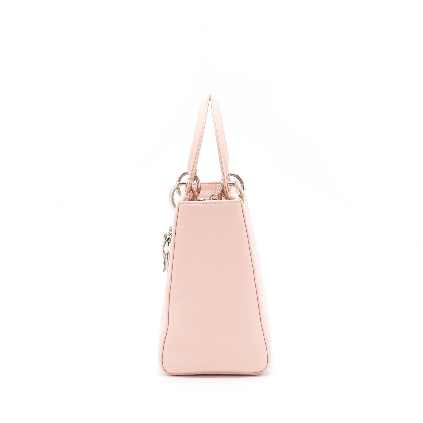 Luxury Dior Medium Lady Luxury Dior Calfskin Light Pink SHW
