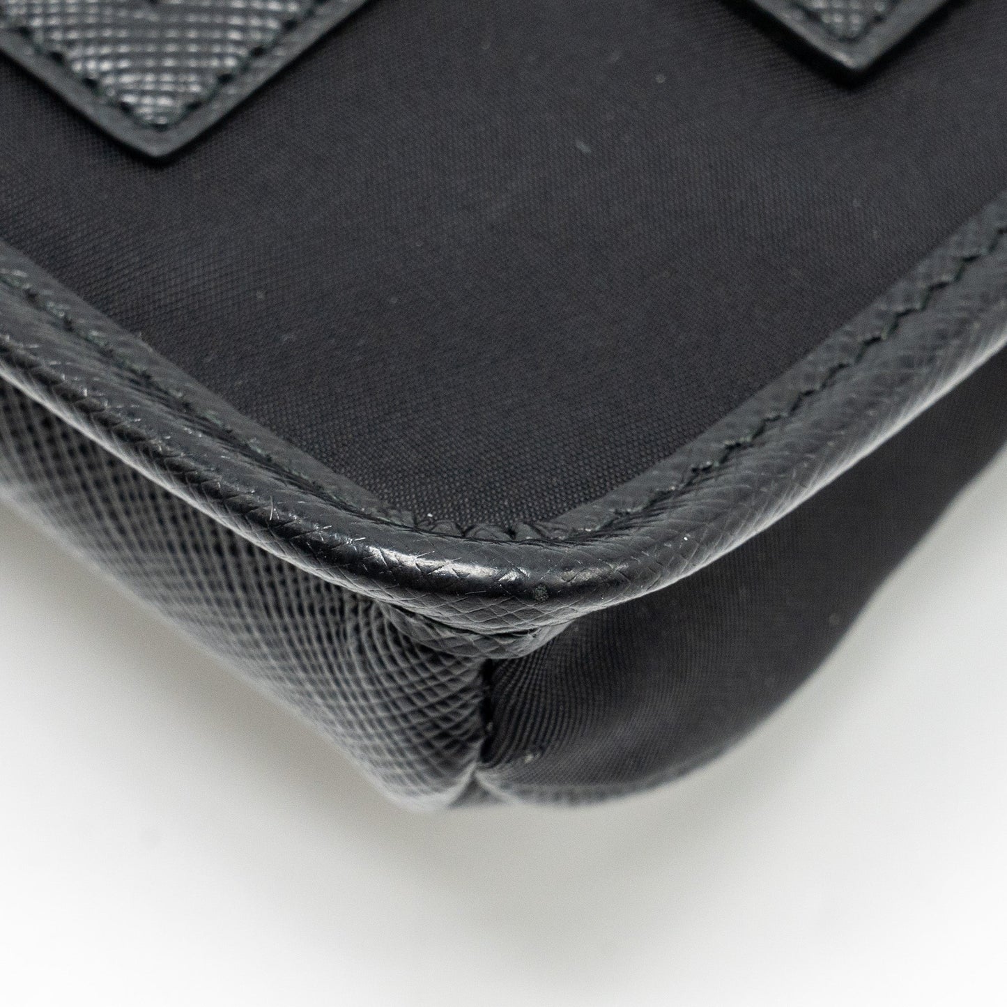 Prada Smartphone Case Re-Nylon and Saffiano leather black SHW