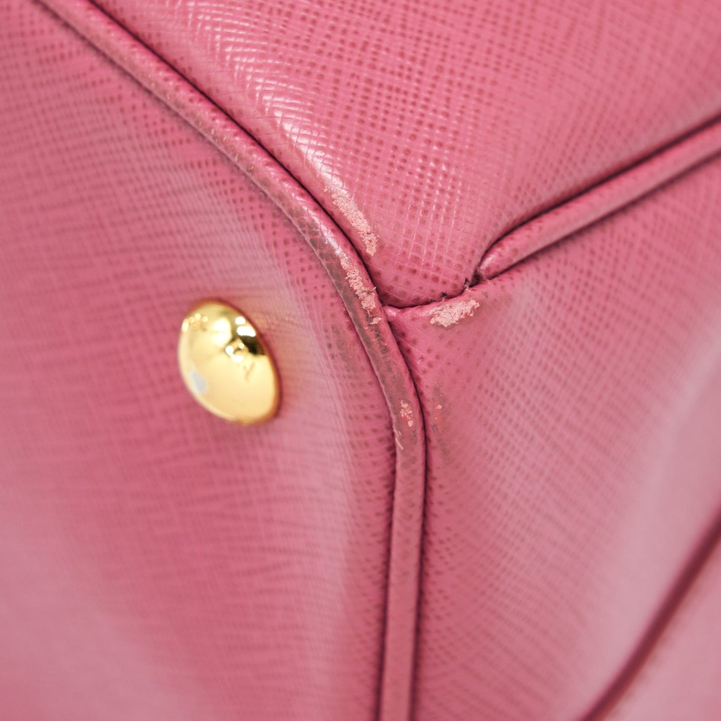 Prada Saffiano Tote bag Pink GHW