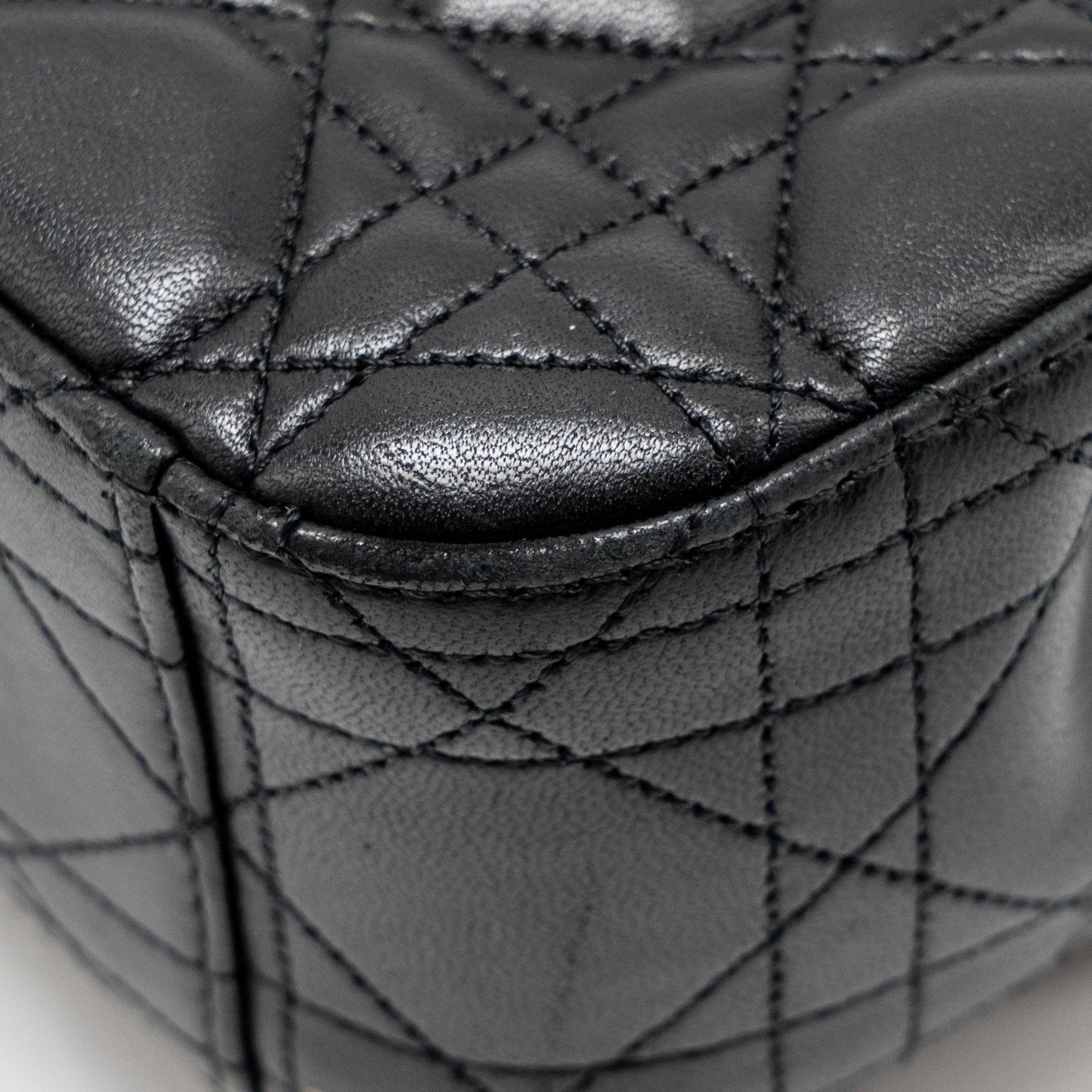 Dior Miss Dior Flap Bag Lambskin Black LGHW