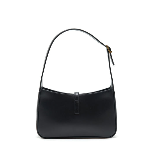 Saint Laurent Le 5 A 7 Hobo Bag calfskin black GHW