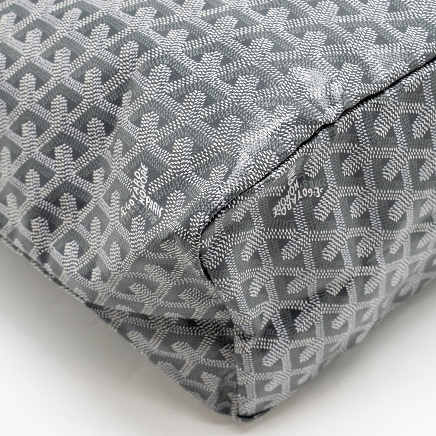 Goyard Saint Louis PM tote goyardine canvas / calfskin grey