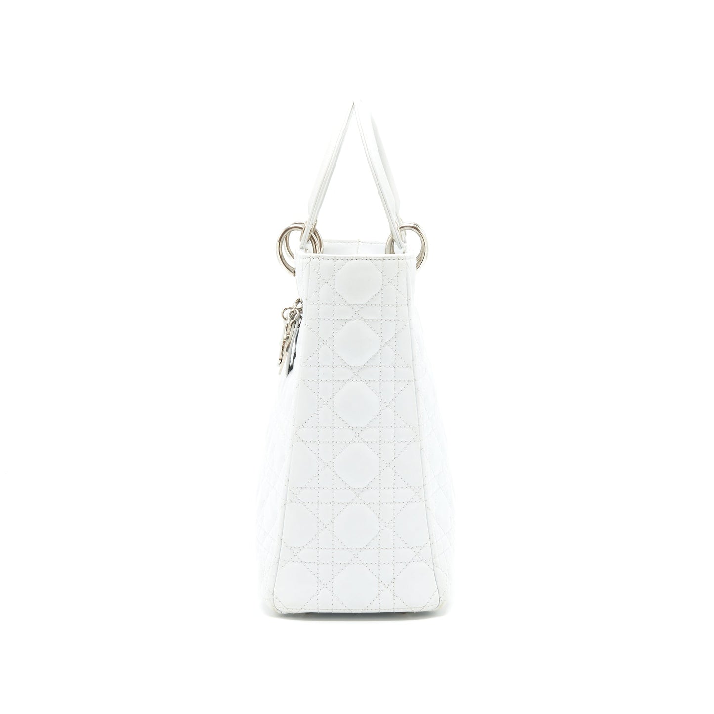 Luxury Dior Lady Luxury Dior Bag Large in White SHW