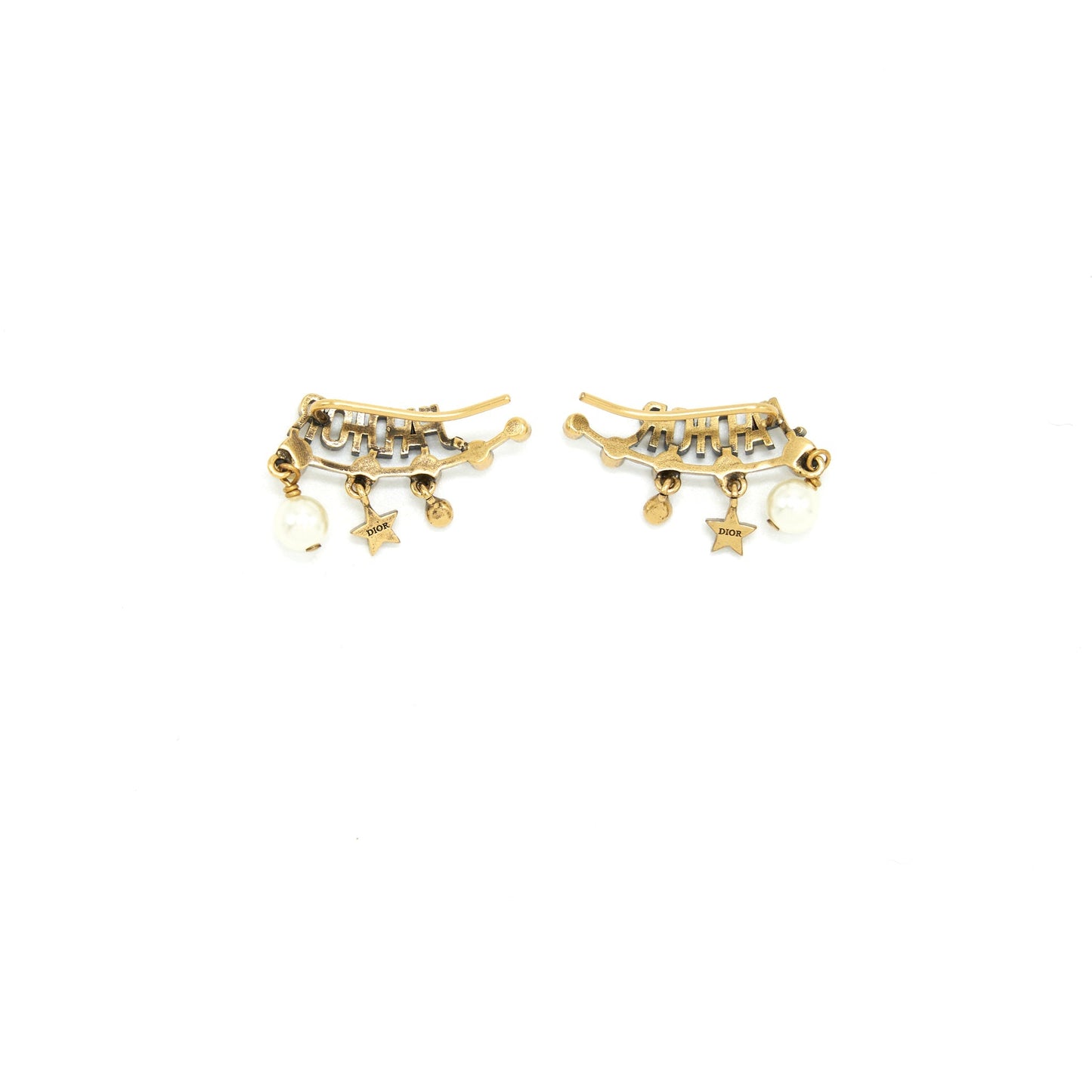 CHRISTIAN Luxury Dior J'ALuxury Dior WITH PEARL EARRINGS