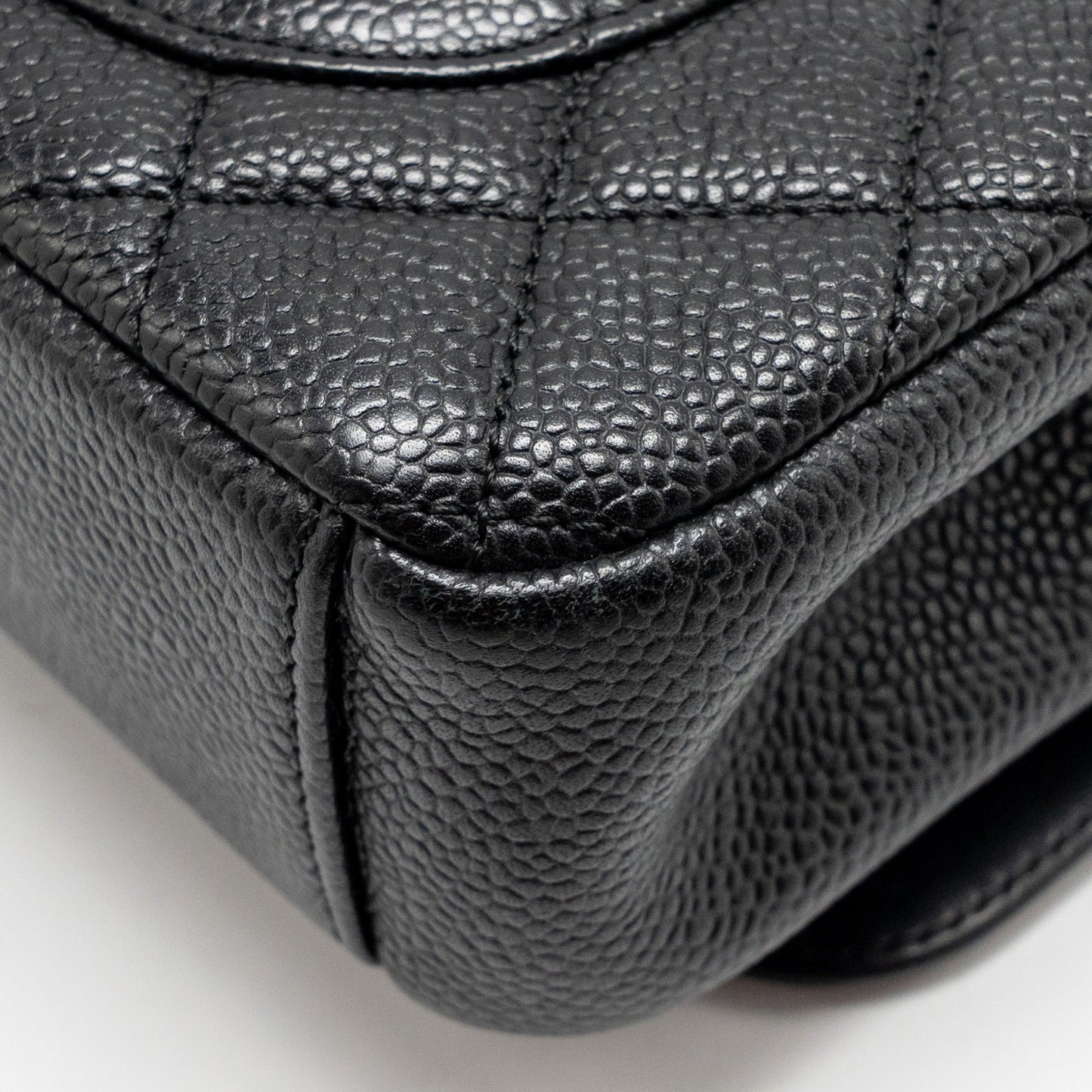 CHANEL Filigree Flap Bag Caviar Black GHW