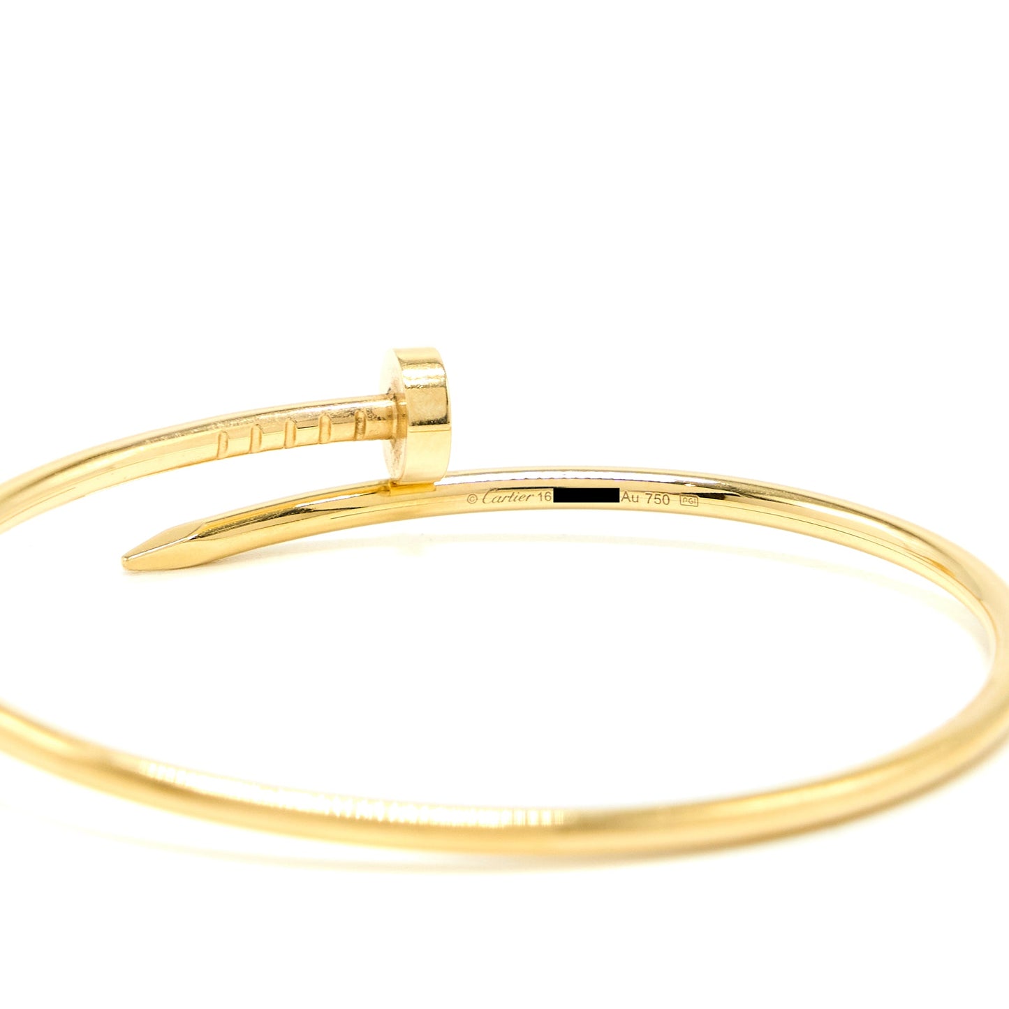 Cartier Size 16 Juste Un Clou Bracelet Small Model Yellow Gold