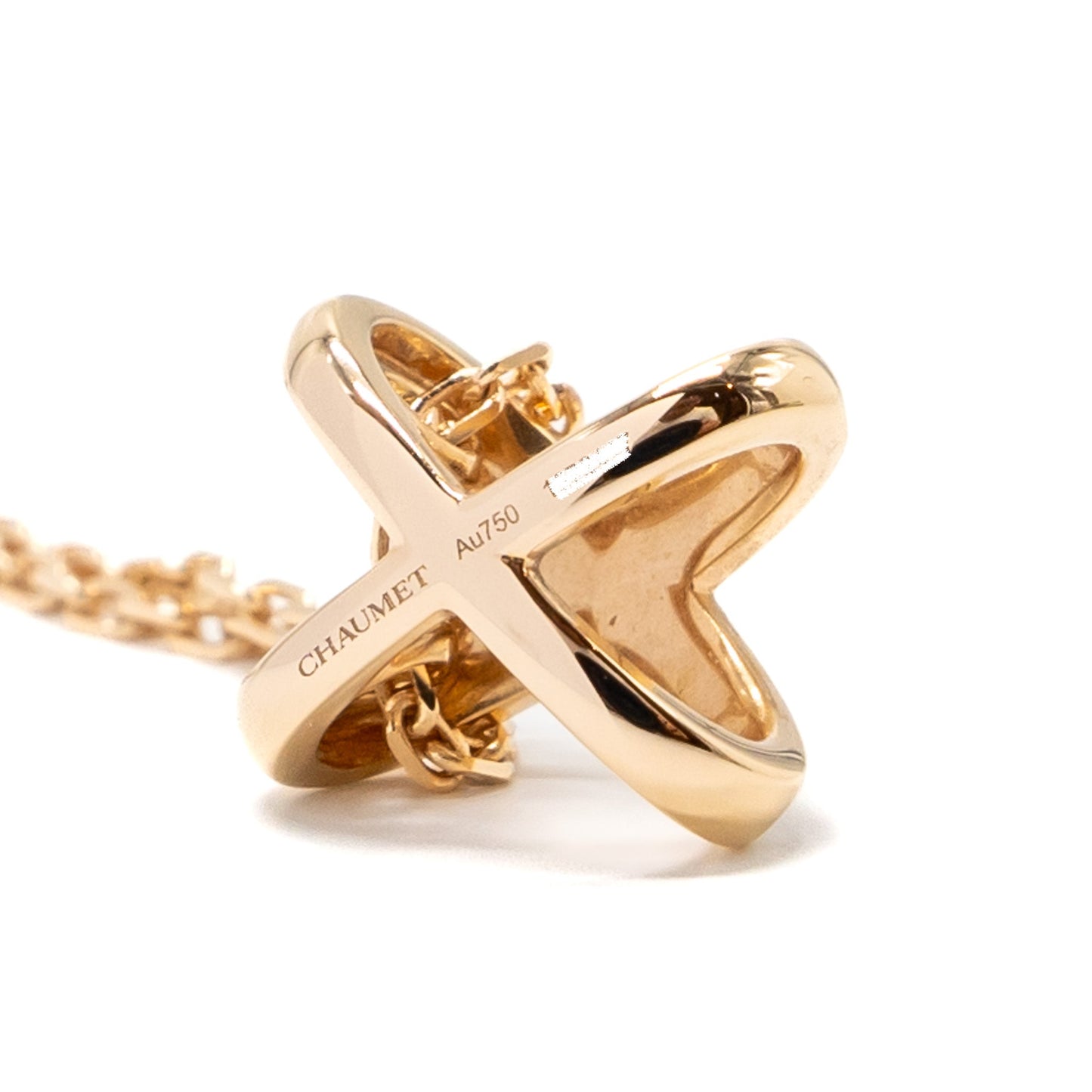 Chaumet Liens Pendant Rose Gold Diamonds