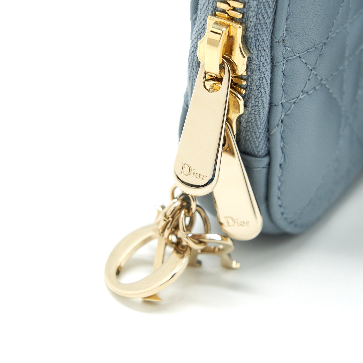 Luxury Dior Lady Luxury Dior Tech Holder lambskin blue