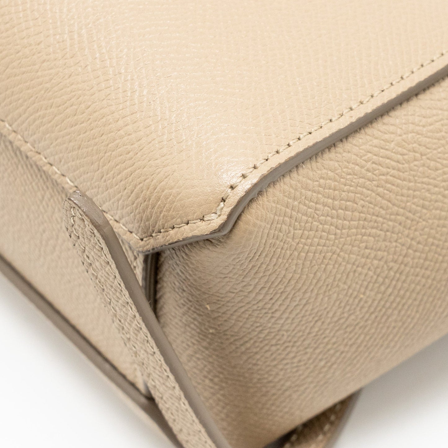 Celine Pico Belt Bag Grained Calfskin Beige GHW