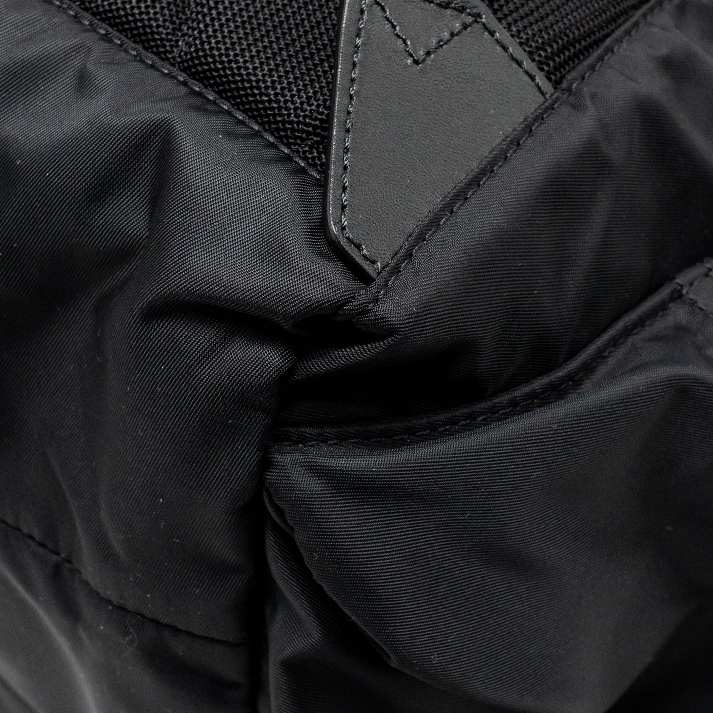 Burberry Medium Rucksack Backpack Nylon Black/Caramel GHW