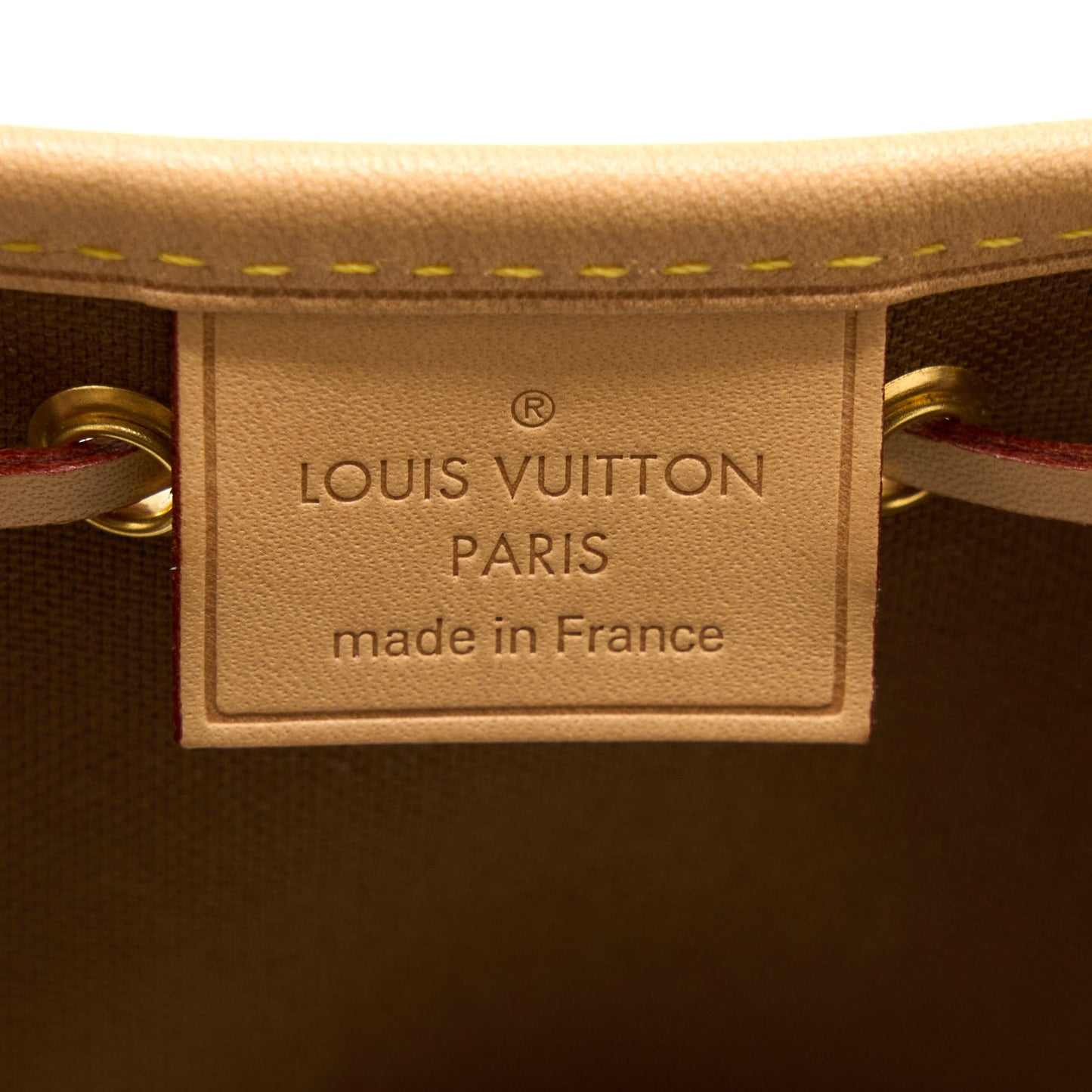 Louis Vuitton Nano Noe Monogram Canvas GHW