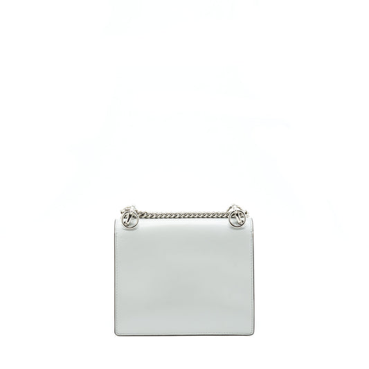 Fendi Kan I Studded Shoulder Bag Light Blue/Multicolour SHW