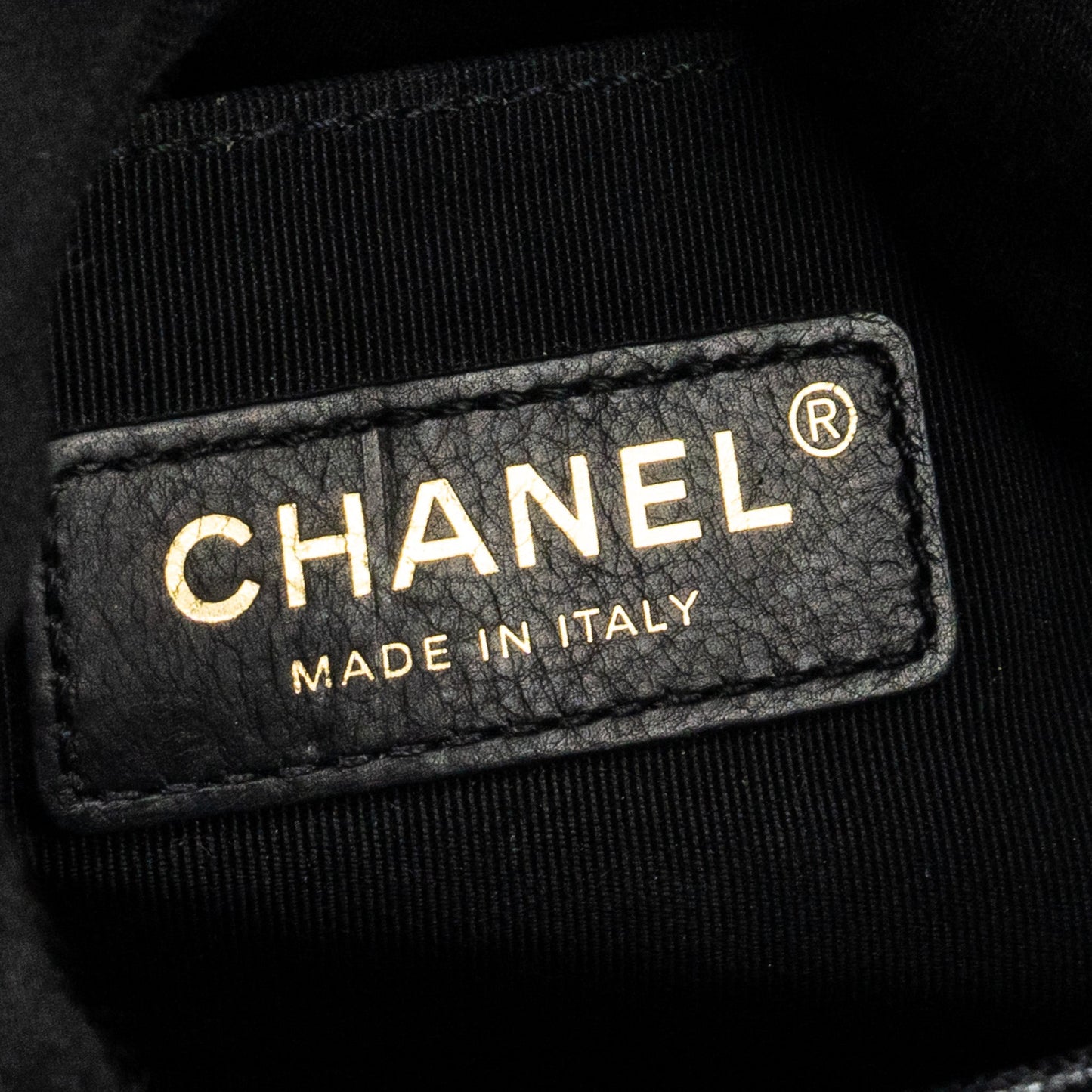 Chanel Small Boy bag Chevron Caviar black LGHW