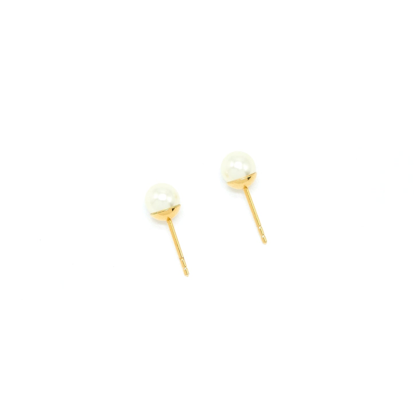 Luxury Dior CD Logo Dropped Earring Pearl/Crystal Gold Tone