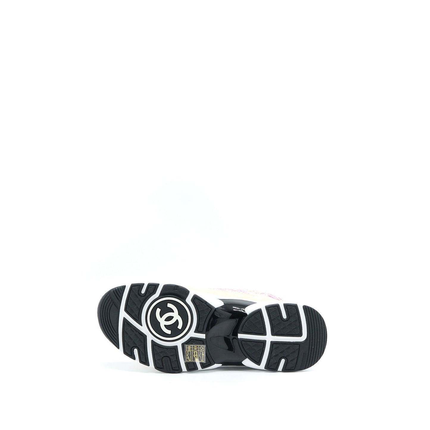 Chanel Size 37.5 Trainers Tweed/Suede/Calfskin Multicolour
